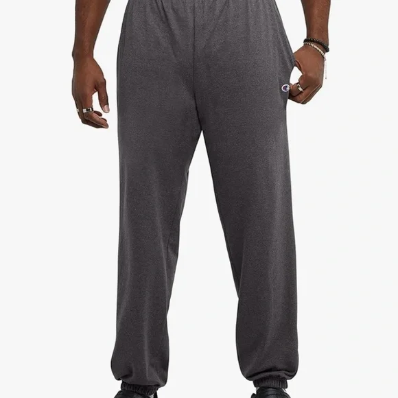 Champion men’s pants joggers light weight closed bottom size XXL NEW 2XL gray - Picture 3 of 5